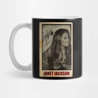 Pop Royalty " Quuen of Pop " // Janet Jackson Retro Mug